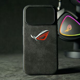 败家之眼适用苹果17promax手机壳新款科技感iPhone16保护壳高端alcantara翻毛皮15/14promax男款ROG玩家国度
