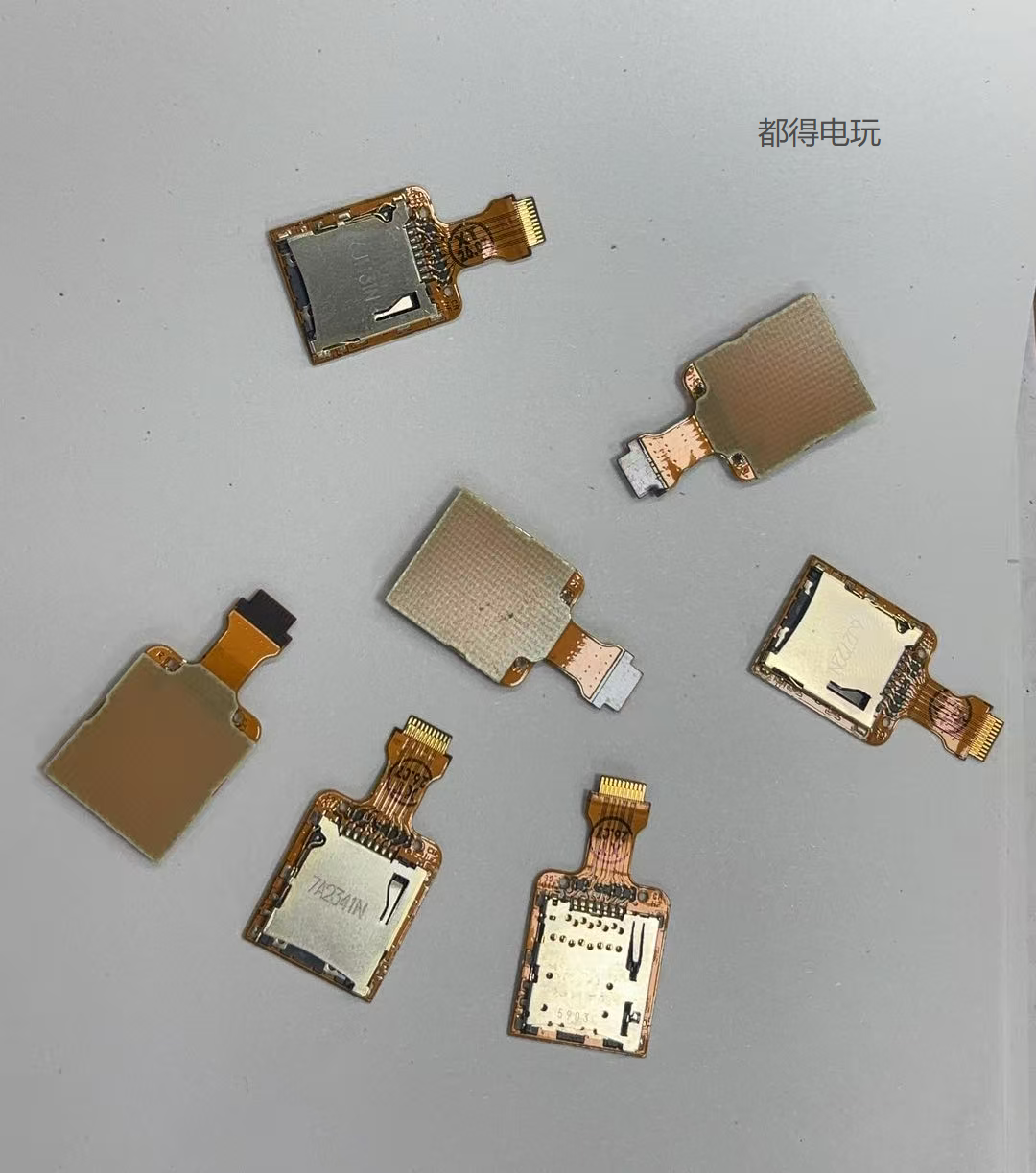 New3dsxl/New3dsll TF卡槽原装全新内存卡座新大三维修替换配件