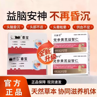 初泰晕宝党参黄芪益智仁脑心宝