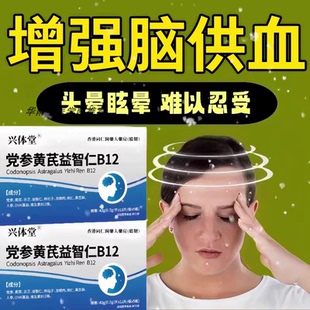 护益止晕宝巴贝止晕宝党参黄芪益智维生素B12存头昏沉头晕眩晕片G