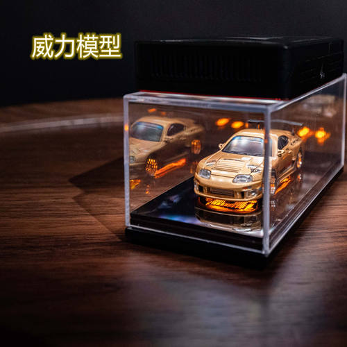 1:64比例展示盒JDM底盘灯miniGT TLV拓意 霓虹底盘灯展示盒