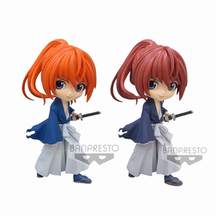 正版 眼镜厂 浪客剑心 Qposket 绯村剑心 拔刀斋 Q版 景品 手办