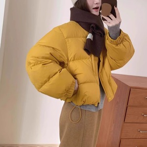 冬季多巴胺短款棉服外套女2025年新款甜美减龄加厚保暖面包服棉衣