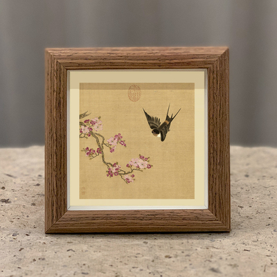 礼物装饰办公室禅意摆台书房国画