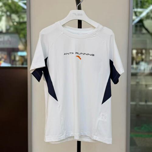 安踏儿童2026夏季新款男大童水冷薄荷速干凉感短袖T恤衫352625107