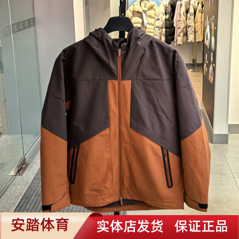 安踏运动外套男2024冬季新款防泼水跑步训练运动服上衣152517638S图片