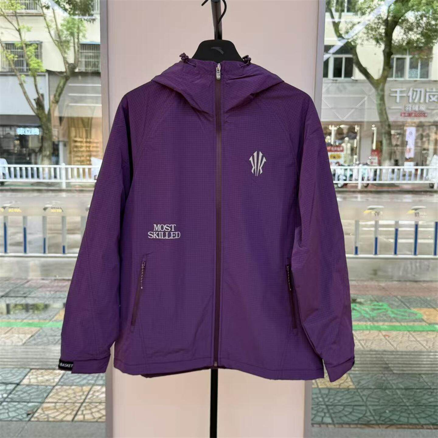 安踏欧文系列男女同款梭织厚外套2025冬新品加绒运动服172541603
