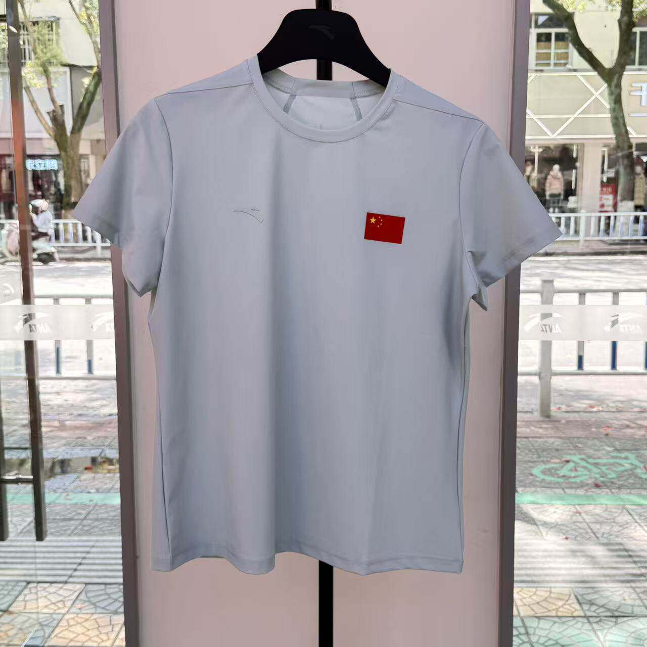 安踏女装专卖2026夏综训运动冰肤透气短袖针织衫162627140