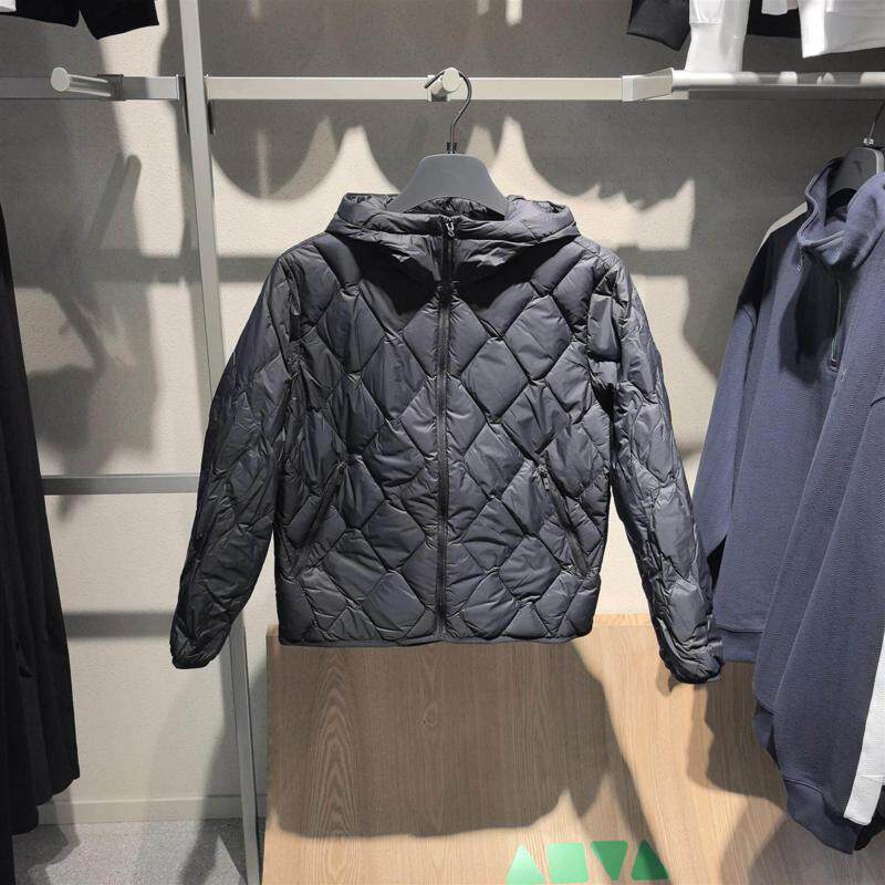 安踏羽绒服女款2026冬季新款防风保暖宽松轻薄连帽上衣162647901