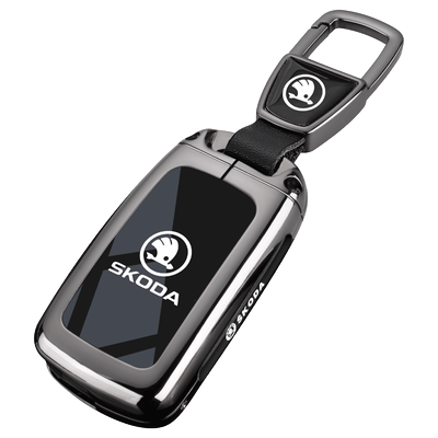 斯柯达车系专用金属全包钥匙套壳