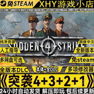 突袭4+3+2+1中文版PC电脑单机全DLC免steam网盘解压即玩战争游戏