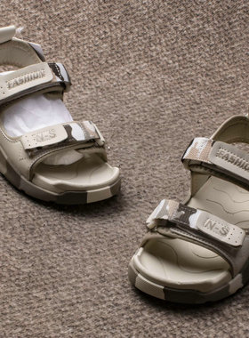 包邮儿童凉鞋2025夏季新款男童魔术贴休闲沙滩凉鞋77002特价捡漏