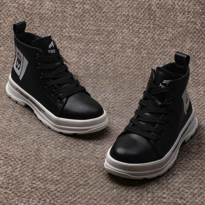 冬季加绒保暖高帮侧拉链棉靴