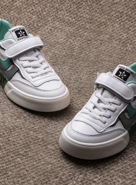 秋新品儿童运动板鞋2025男女童韩版学生休闲鞋防滑耐磨魔术贴2361