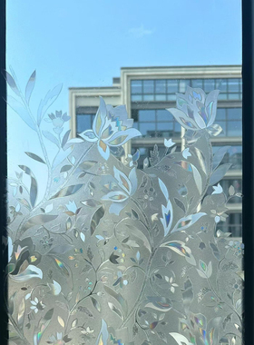 窗户膜卫生间防走光透光不透明美式防偷窥防隐私阳台厨房玻璃贴纸