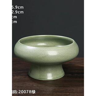 新疆包邮无孔水培苔藓球绿植花盆简约新中式插花器皿流泉枫虹麟蕨