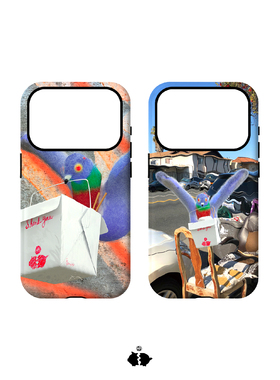 HAKEI『HAKEI DELIVERY-Oyester Pail』艺术家设计韩国进口菲林手机壳二合一保护壳适用苹果17ProMax情侣