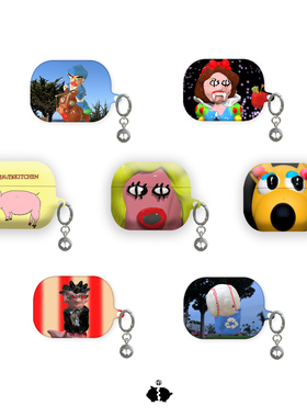 HAKEI『GRACE LITTLE YELLOW HEAVEN KTICHEN』艺术家原创适用于AirPods苹果蓝牙耳机保护壳硬壳进口