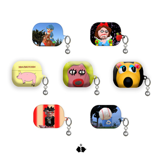 HAKEI『GRACE LITTLE YELLOW HEAVEN KTICHEN』艺术家原创适用于AirPods苹果蓝牙耳机保护壳硬壳进口