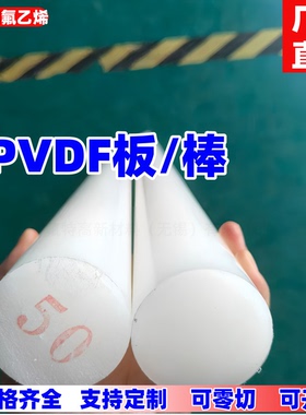 进口聚偏氟乙烯PVDF棒材/白色PVDF板材光伏耐酸碱高温 工厂直销
