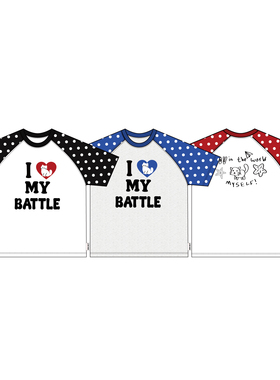 XKSHUO原创美式复古设计感撞色插肩袖短袖男女宽松休闲百搭T恤