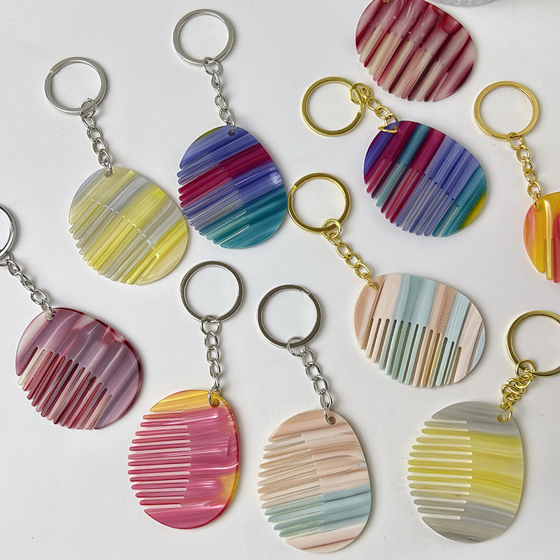 新款彩色系梳子钥匙扣挂件迷你可爱纹理小梳子便携包包汽车配饰品,饰品/流行首饰/时尚饰品新,其他DIY饰品配件,淘宝优惠券,粉丝福利购,淘宝优惠卷
