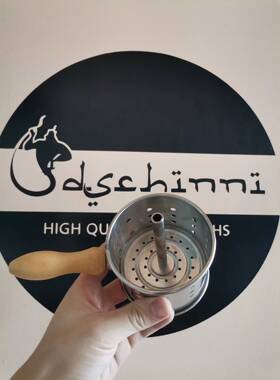 日式炭隔-开放式隔炭器-通用型-木制手柄-不锈钢包围式温控器炭隔