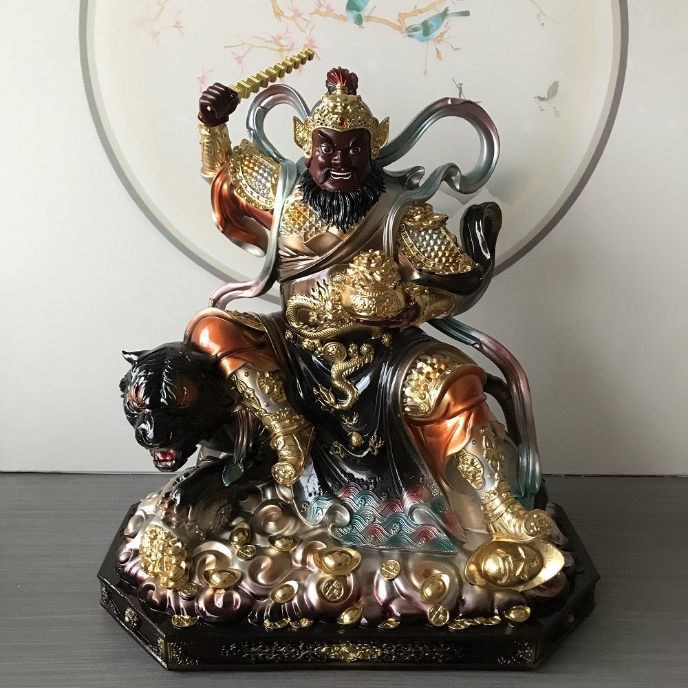 树脂骑虎武财神赵元帅赵公明神像招财居家供奉神像摆件,家居饰品,桌面摆件,淘宝优惠券,粉丝福利购,淘宝优惠卷