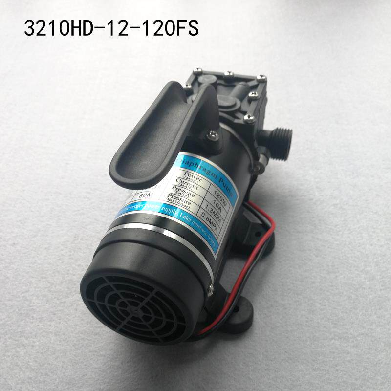 全新12V24V120W电动隔膜泵大流量大压力直流水泵农用喷雾洗车包邮
