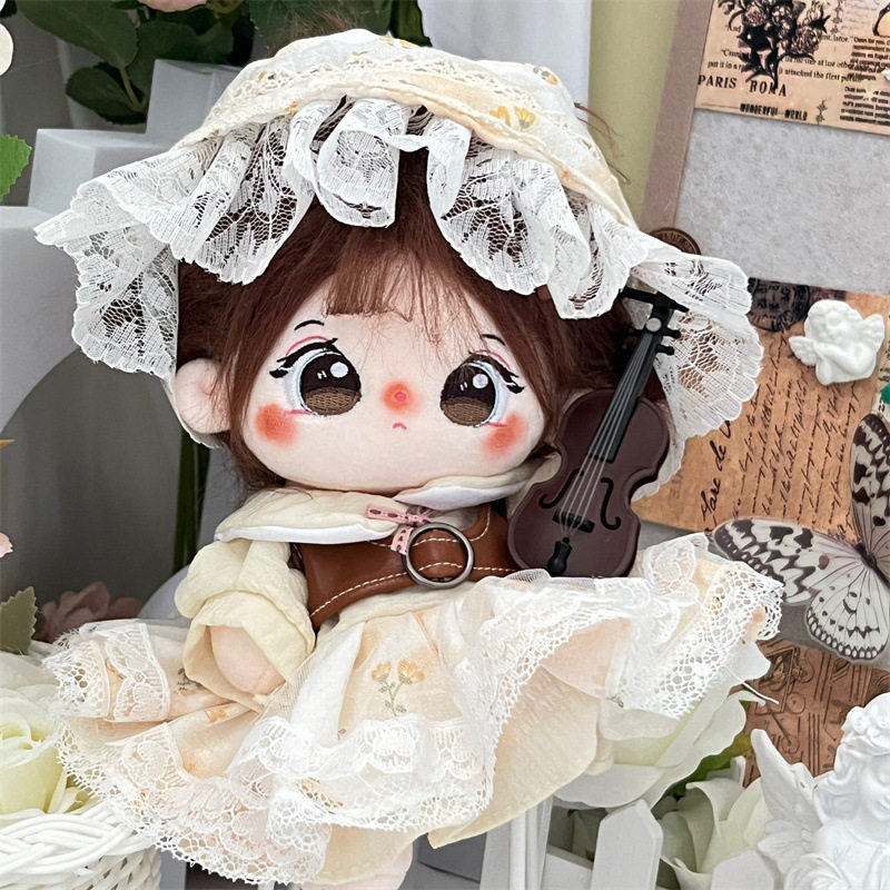 20cm棉花娃娃衣服套装毛绒玩具公仔日常服装裙子玩偶服20厘米娃衣