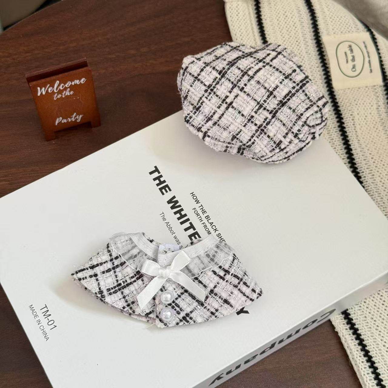 15厘米娃衣10cm棉花娃娃斗笠海星体正常体15厘米香风毛呢裙帽子换