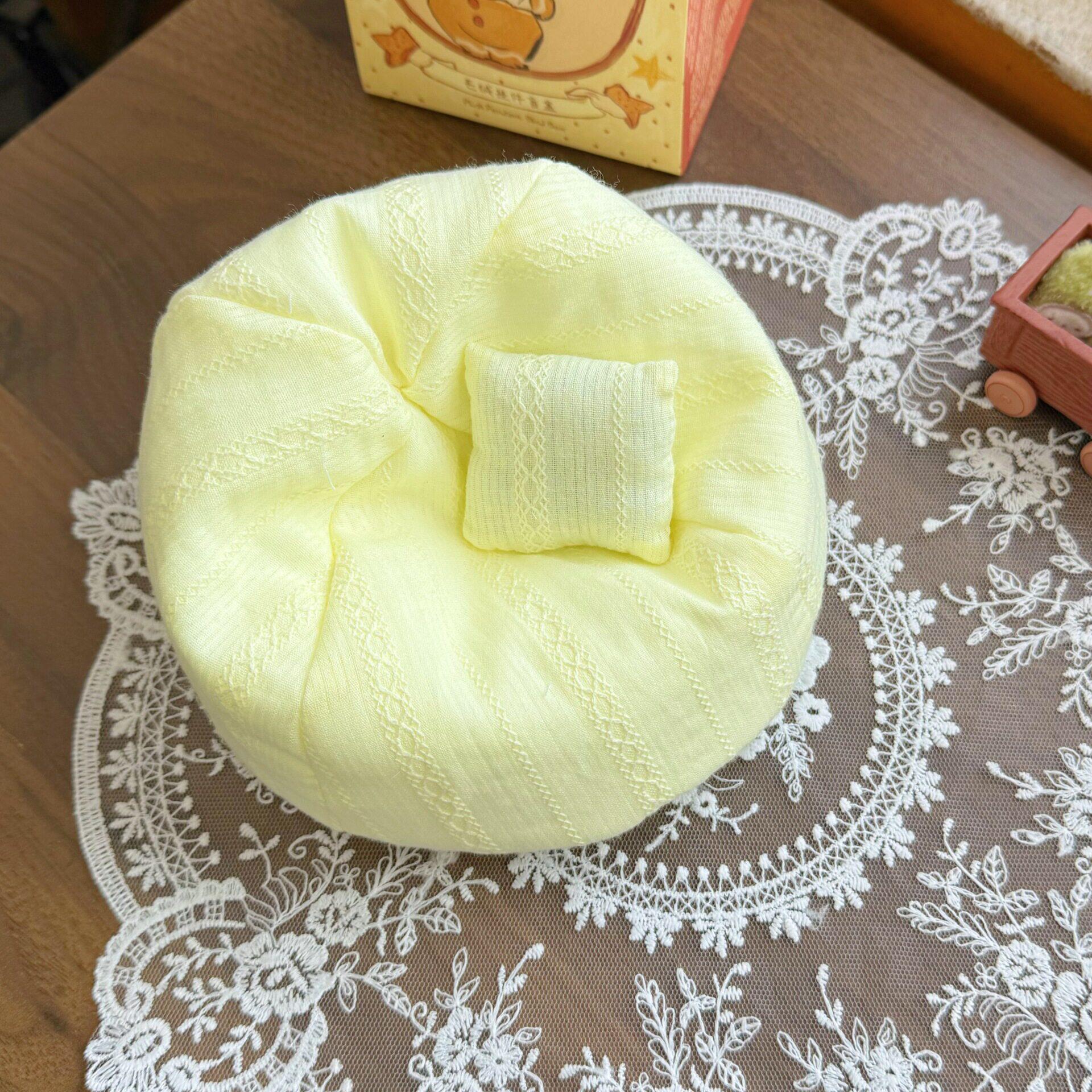 Zsiga懒人沙发棉花娃娃15cm20cm通用纯棉娃屋家具含抱枕套装
