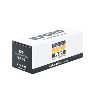 伊尔福ilford PAMF PLUS 50 120黑白胶卷负片 英国原装