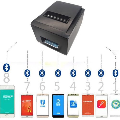 资江蓝牙打印机  热敏打印机安卓+iOS+windows消费清单打印