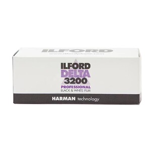 伊尔福ilford delta3200 120黑白胶卷负片 英国原装