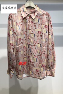 休闲百搭印花衬衫 时尚 A1CA94312C0 A1CA94312女装 2091年冬季