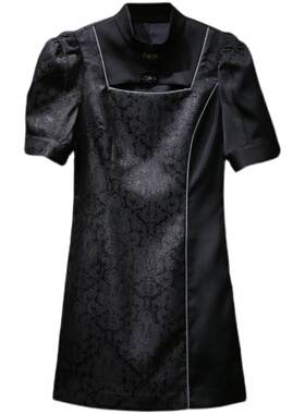 2021春季新款A2FAB1113酷感旗袍连衣裙A2FAB111389