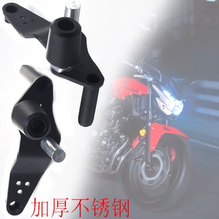 适用 本田CB400F护杠弹簧防摔球cb500f保险架不锈钢无极500AC改装