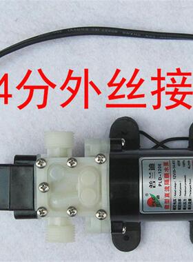 新款包邮12V45W压力开关型4分接口小水泵自吸泵直流隔包邮