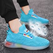 耐克顿椰子男鞋 青少年透气 网面飞织运动休闲老爹潮鞋 夏季 2021新款