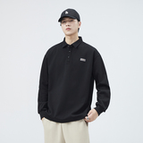 不缺货男士翻领卫衣2026秋季新款打底衫衣服秋冬polo领长袖，男装T恤，奇怪漫猴工厂店