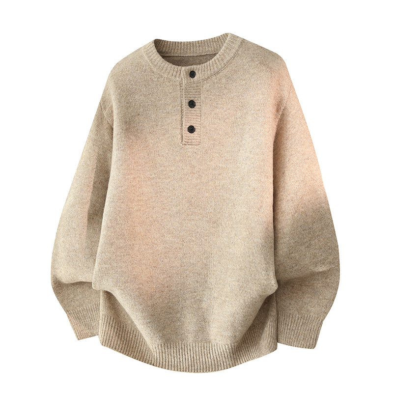 数据羊毛衫亨利领毛衣，男装T恤，奇怪漫猴工厂店