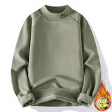 加绒加厚重磅男士冬季高领美式休闲长袖卫衣上班日常宽松潮流打底，男装卫衣，奇怪漫猴工厂店