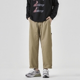 Y.M纯棉工装裤男宽松直筒2026春季新款潮流美式休闲长裤《限价69，男装休闲裤，奇怪漫猴工厂店