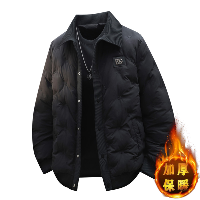冬季轻奢欧版立领棉衣男潮流高品质加厚棉服外套，男装棉衣，奇怪漫猴工厂店