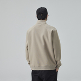 2026年秋款新款半拉链卫衣男款春季潮牌宽松套头立领男士打底衫，男装卫衣，奇怪漫猴工厂店