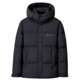 新标2025冬新款男士短款羽绒服连帽简约百搭商务保暖高级休闲，男装羽绒服，奇怪漫猴工厂店