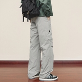 Y.M户外登山工装冲锋裤男士春夏新款冰丝休闲裤宽松直筒《限价69，男装休闲裤，奇怪漫猴工厂店