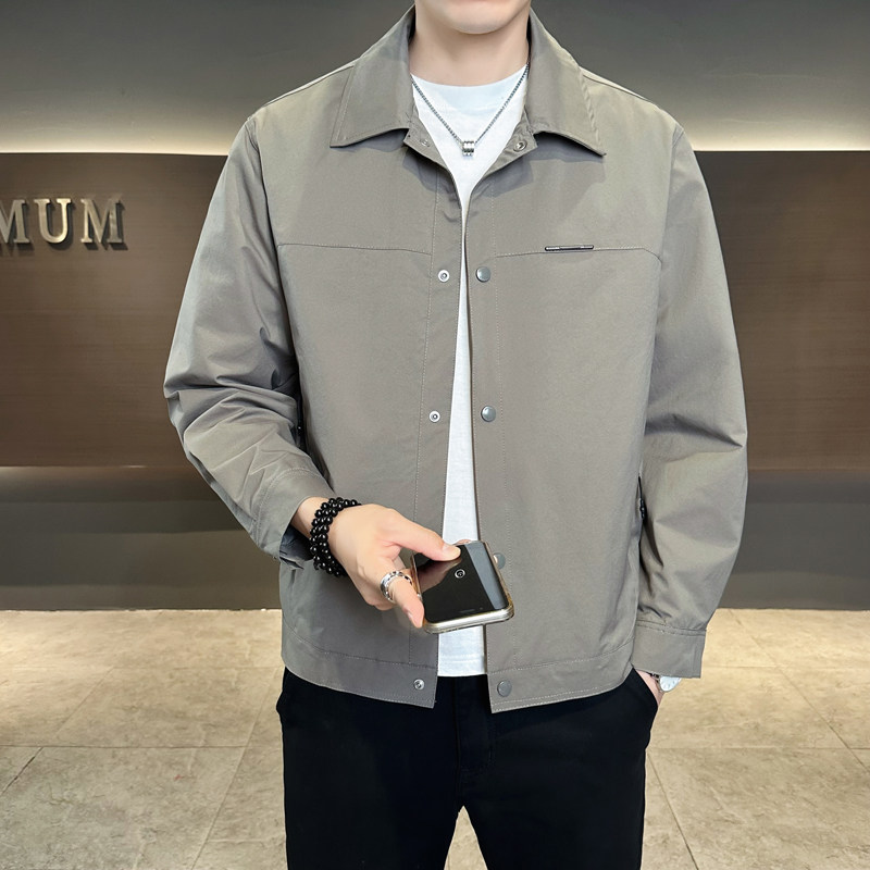 2026新款立领夹克男士春季休闲爸爸装中年男款外套男装春秋季薄款，男装休闲裤，奇怪漫猴工厂店