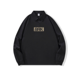 主推纯棉polo衫长袖男士秋季新款翻领高级感宽松透气潮牌T恤男装，男装T恤，奇怪漫猴工厂店